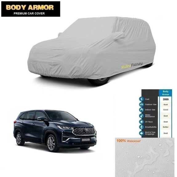 Buy Toyota Innova Hycross Waterproof Car Body Cover Mirror Pockets | UV Sun Radiation and DustProof | Scratch Resistant Fabric
