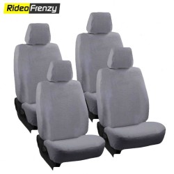 Buy Grey Ultra Soft Microfiber Towel Car Seat Covers online India