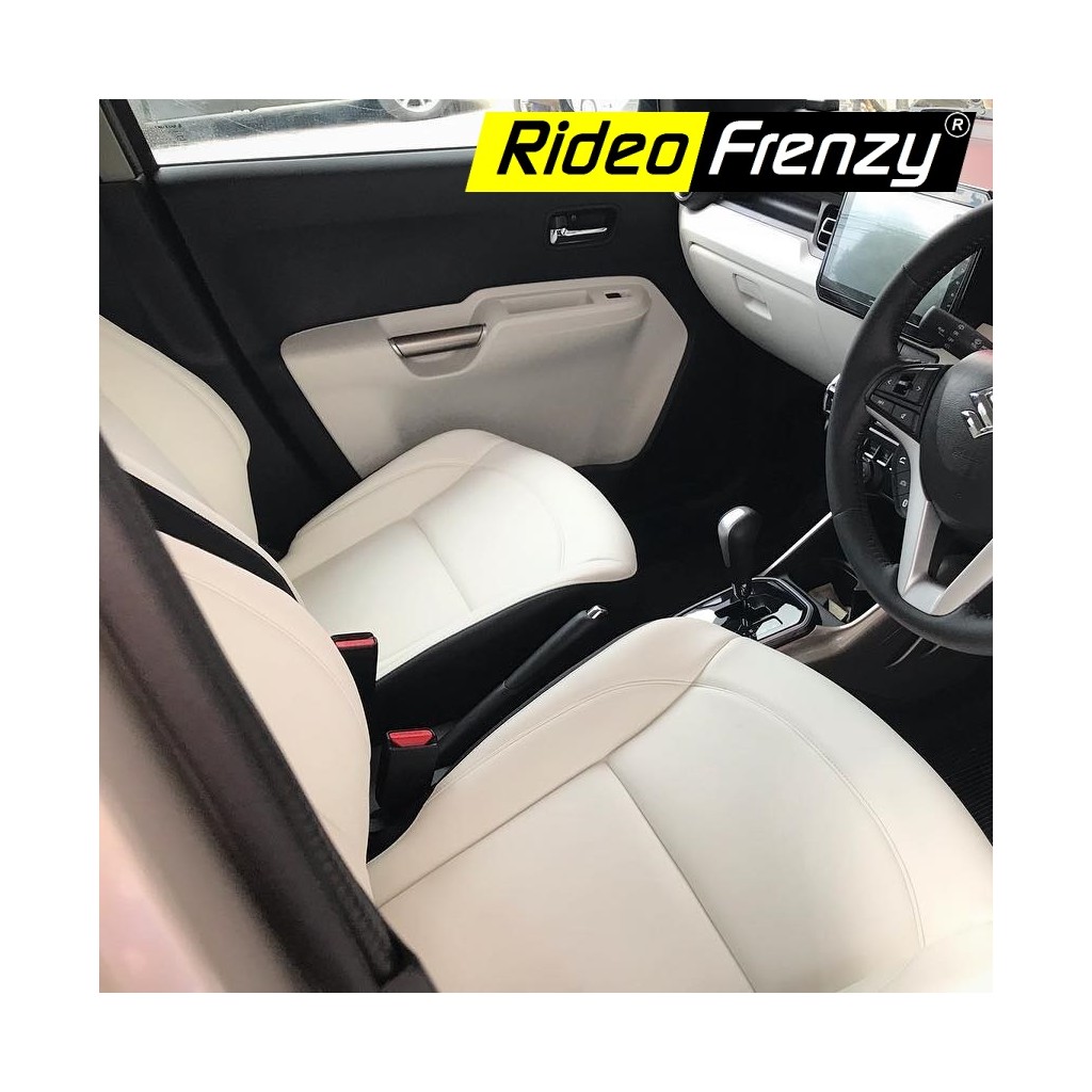 Buy White Leather Car seat covers online India