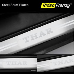 Buy New Mahindra Thar Scuff Sill Plates Stainless Steel | Anti-Rust Running Protection