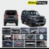 Buy Mahindra Scorpio Classic Chrome Accessories Garnish Combo Full Kit | Rust free & Triple Chrome Plating