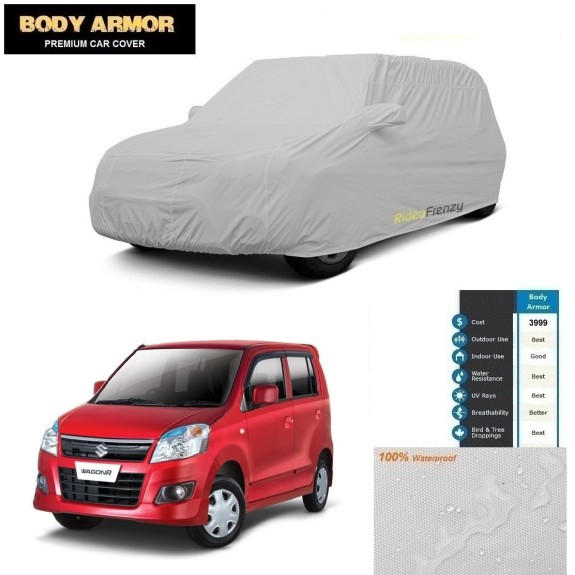 Buy Maruti WagonR Waterproof Car Body Cover Mirror Pockets | UV Sun Radiation and DustProof | Scratch Resistant Fabric