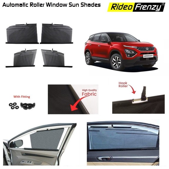 Buy Tata Harrier Automatic Side Window Sun Shade | 4 pieces Set | Imported Quality
