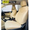 Buy RideoFrenzy Mahindra XUV700 Seat Covers | Premium Beige Color Seat Covers for XUV700