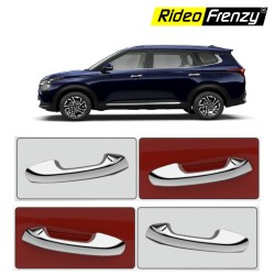 Buy Kia Carens Door Chrome Handle Covers online India | Imported Quality Rustfree