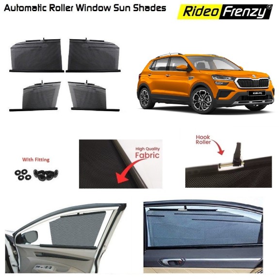 Buy Skoda Kushaq Automatic Side Window Sun Shade online India | 4 pieces Set | Imported Quality