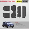 Buy Kia Carens Rubber PVC Laser Cut Floor Mats with Dickey | Heavy Duty Perfect Fit