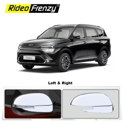 Buy Kia Carens Chrome Mirror Covers Garnish online India | Triple Layered Chrome Plating