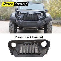 Buy Mahindra THAR Angry Bird Grill | Imported ABS Plastic | Piano Black