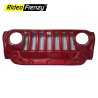 Mahindra THAR Wrangler Style Grill Red Rage Color