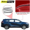 Buy Innova Hycross Door Visors in ABS Plastic with Chrome Line online India