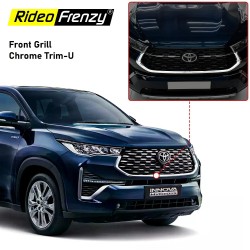 Buy Innova Hycross Front Chrome Grill Garnish-U | Imported Quality | Original OE Type Design