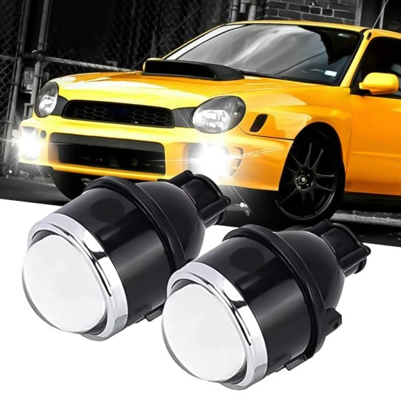 Buy Iphcar M612 2 Pc H11 / H8 Compatible 3.0" 12V BI-Xenon Universal Fog Light Projector Housing Without Bulb