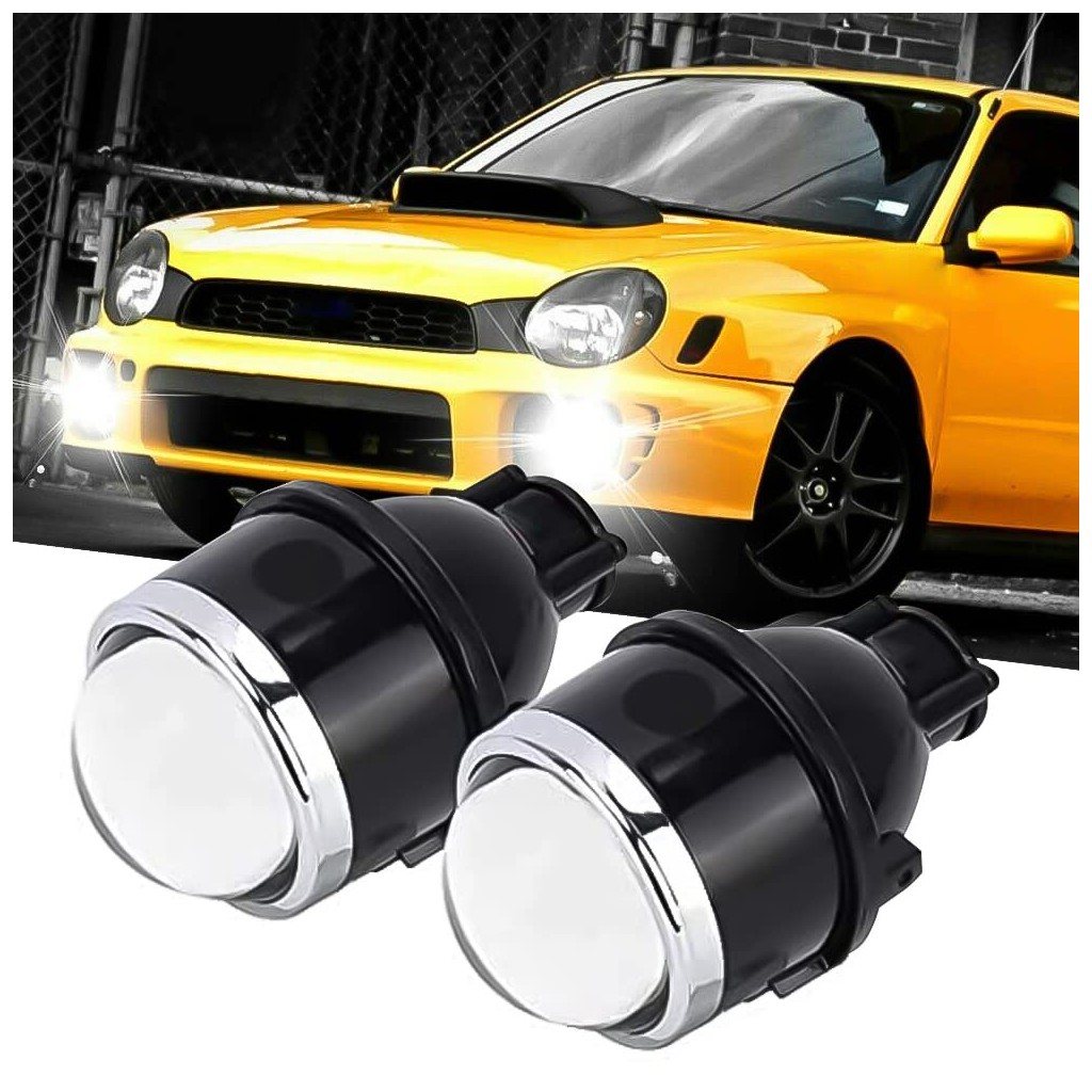 Buy Iphcar M612 2 Pc H11 / H8 Compatible 3.0" 12V BI-Xenon Universal Fog Light Projector Housing Without Bulb