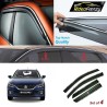 Buy Maruti Fronx Chromeline Door Visors online India | Unbreakable ABS Plastic