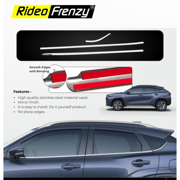 Buy Maruti Fronx Complete Lower Window Garnish online India at RideoFrenzy