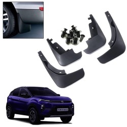 Buy New Tata Nexon 2023-2024 Mud Flaps Guards| ABS Plastic | Original OE Type Fitting