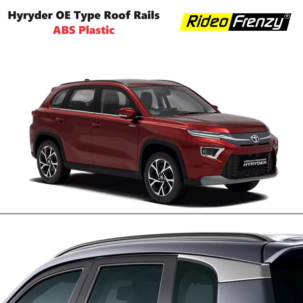 Toyota Hyryder Original Black Roof Rails online India