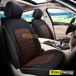 Buy Zigro Premium Jute Car Seat Covers in Black & Chocolate online India