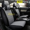 Buy Polsi Premium Jute Car Seat Covers in Grey & Black Color online India