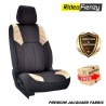 Buy Snug Fit Black & Beige Fabric Car Seat Covers online India at low prices.