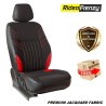 Buy RideoFrenzy Black & Red Fabric Car Seat Covers online India at lowest price | Sweat-Free & Breathable