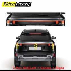 Buy Hyundai Creta 2024 Chrome Tail Light Garnish Covers online | New Creta facelift accessories