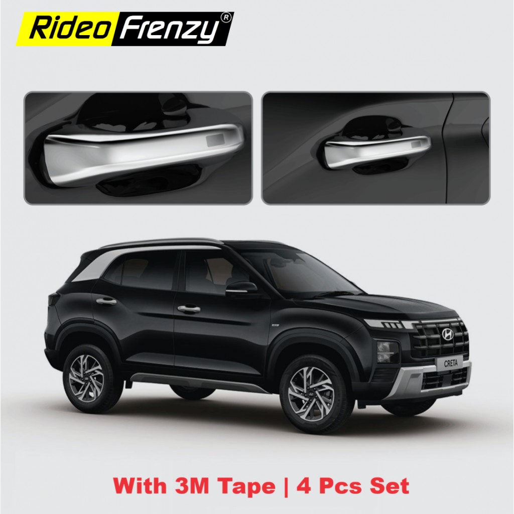 Buy Hyundai New Creta (2023-2024) Door Chrome Handle Ganish online India