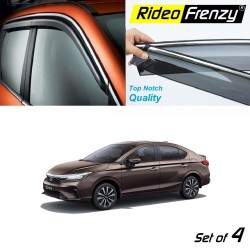 Buy Chromeline Door Visors for New Honda City (2020-2024) 5th Gen online at-RideoFrenzy