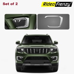 Buy Mahindra Scorpio-N Fog Lamp Chrome Covers Garnish online India