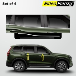 Buy Mahindra Scorpio-N Chrome Lower Window Garnish online at RideoFrenzy