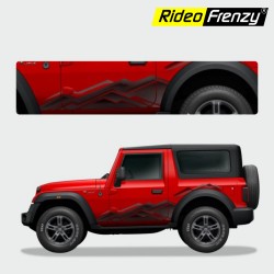 Buy Mahindra Thar Adventure Body Graphics Stickers online at RideoFrenzy