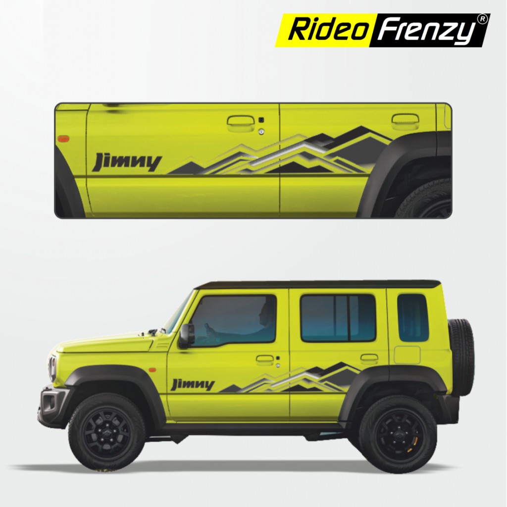 Buy Suzuki Jimny Body Graphics Stickers online India at Rideofrenzy