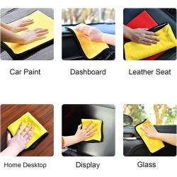 Blue color Best microfiber cloth for car in india