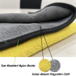 Heavy duty Microfiber Cleaning Towel cloth for Polishing | 1000 GSM