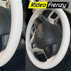 Buy Luxury Iight Grey Steering Wheel Covers online for All Cars in India