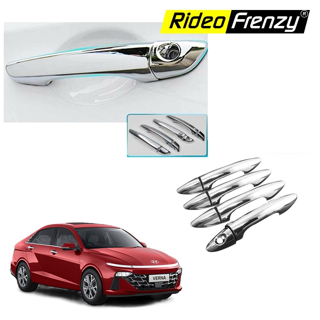 Buy All New Verna Chrome Handle Covers Garnish | Original OE Fitting