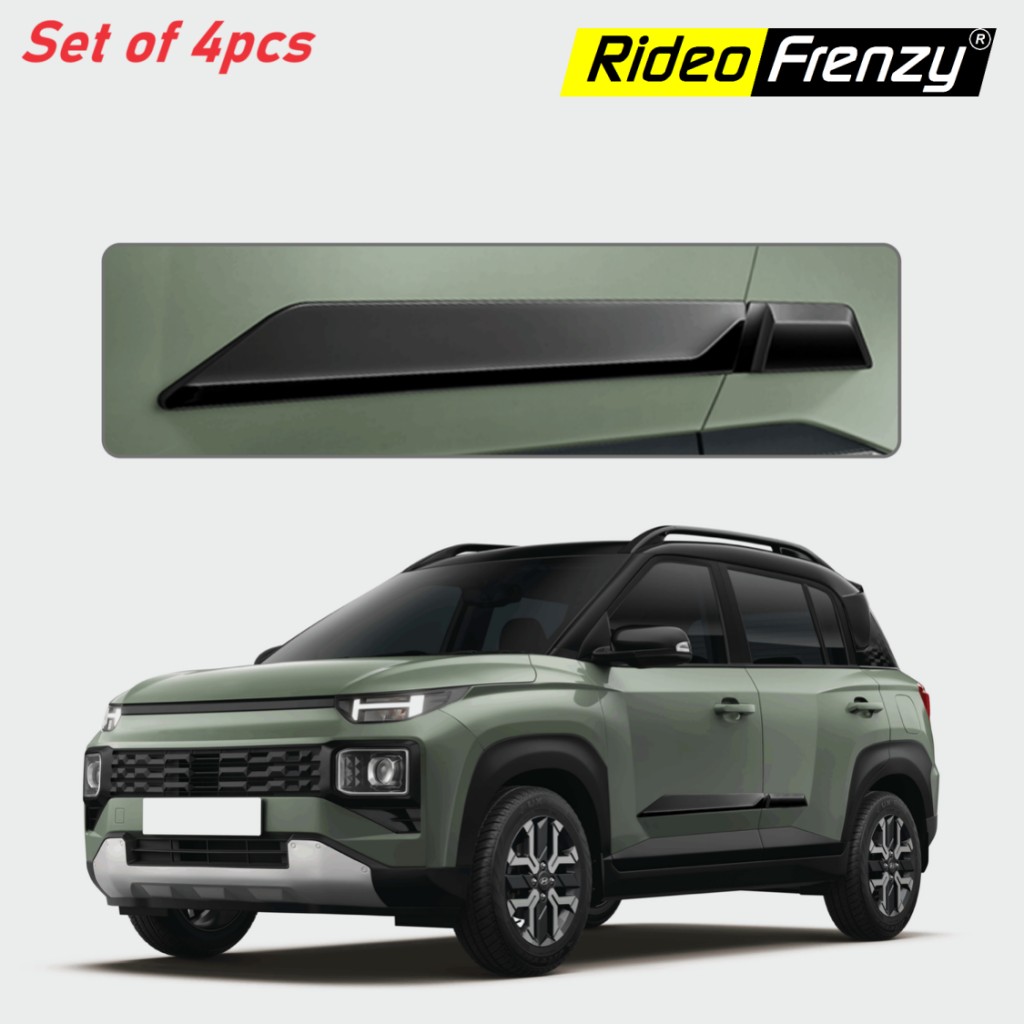 Buy Hyundai Exter Matt Black Side Beading Cladding online India at Rideofrenzy.com