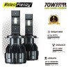 Buy 70W Maruti Swift LED Headlight Bulbs 6500K White H4 Hi-Low