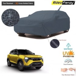 Mahindra 3XO Body Cover with Mirror & Antenna Pockets | 100% UV Protection & Dustproof | 3D Tear Resistant Fabric