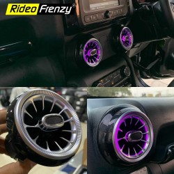 Buy Mahindra Thar Merc Style AC Vents with RGB Lights | RideoFrenzy