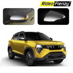 Buy Mahindra 3XO Chrome Mirror Covers Garnish online India | RideoFrenzy