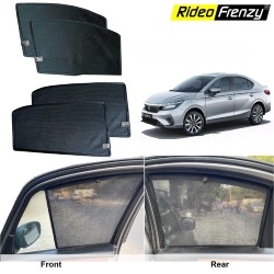 New Honda City 2020 onwards Side Window Sunshades Curtains| 90% Heat Isolation | Custom Fit