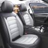 Buy RideoFrenzy Luxury Light Grey & Black Nappa Leather Seat Covers