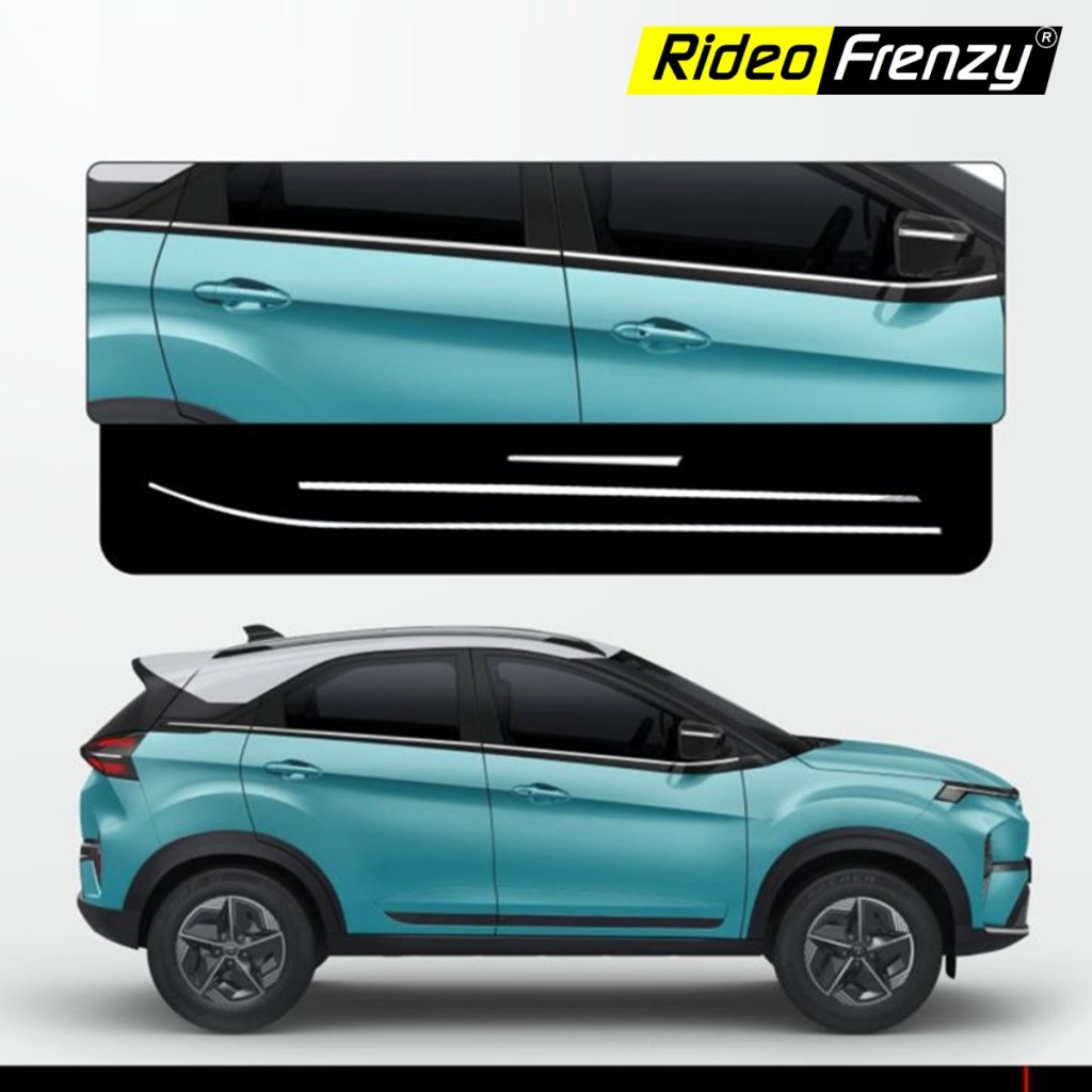 Buy New Nexon (2024-2025) Lower Window Chrome Garnish | RideoFrenzy