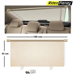 Buy Beige Car Rear Window Sunshade at low prices-RideoFrenzy