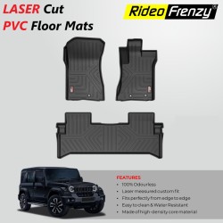 Buy Thar Roxx Rubber PVC Laser Cut Floor Mats online | RideoFrenzy