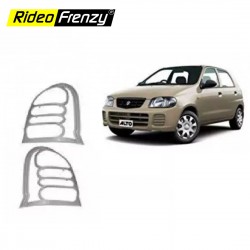 Maruti Alto Tail Light Chrome Cover Garnish | RideoFrenzy