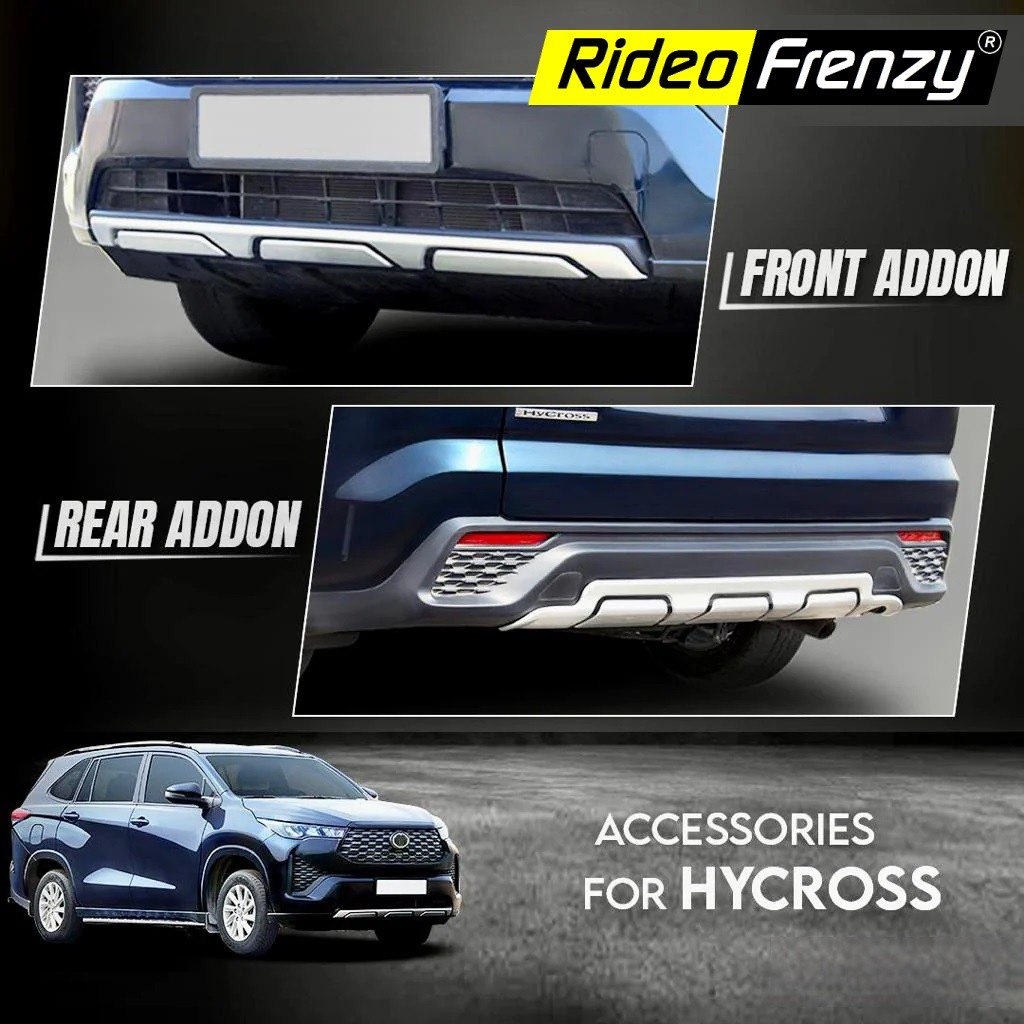 Innova Hycross Front & Rear Bumper Skirt Diffuser Skid Plates | Original OEM Designs