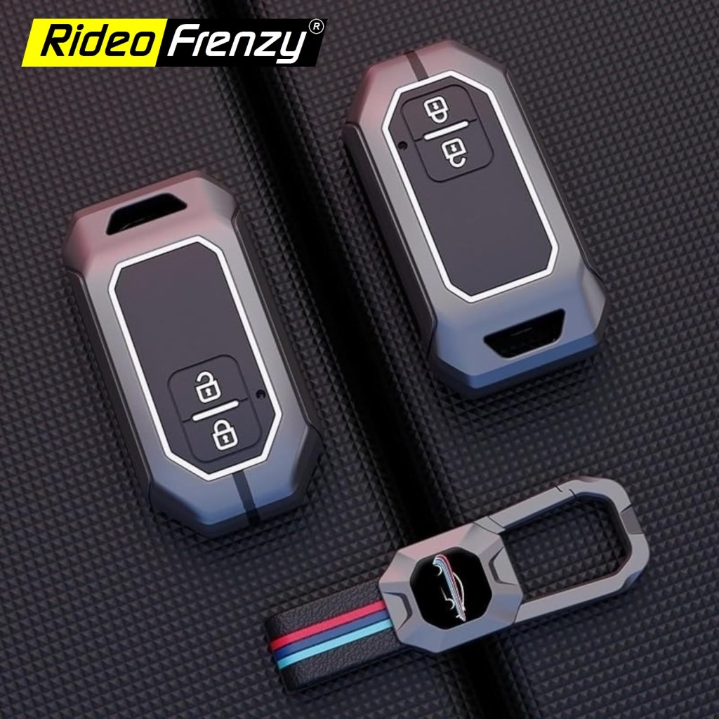 Buy NEXA Suzuki Gun Metal Key Cover | 2 Button Smart Key online